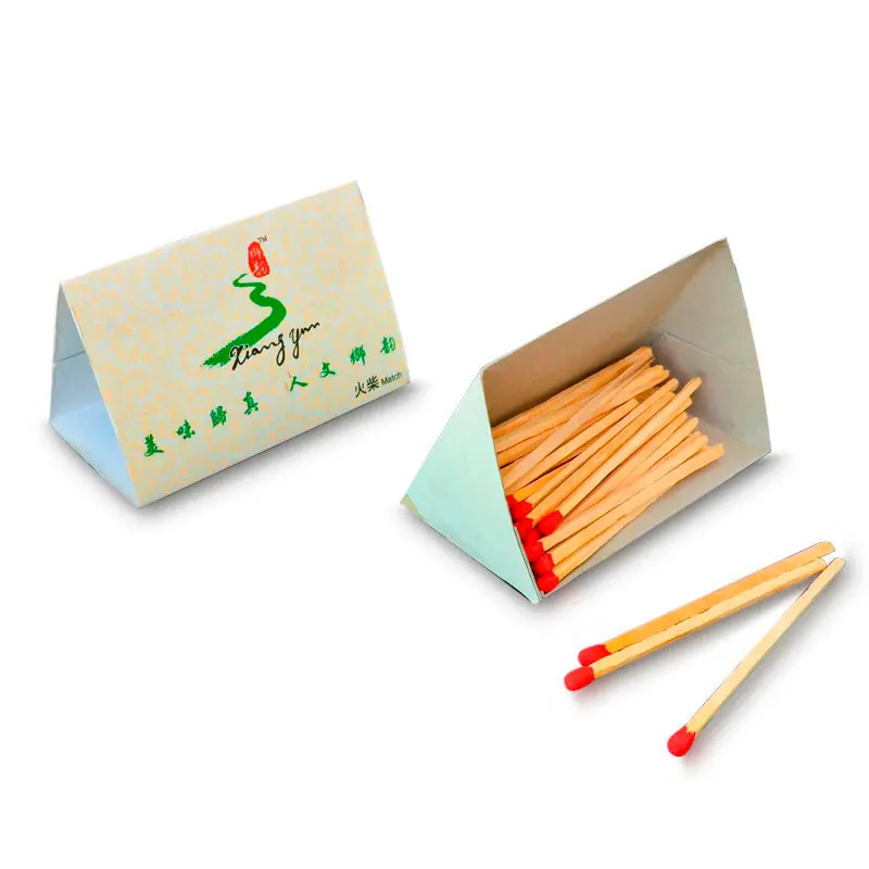 Custom Advertising Triangle Match Boxes For Wooden Matches Buy