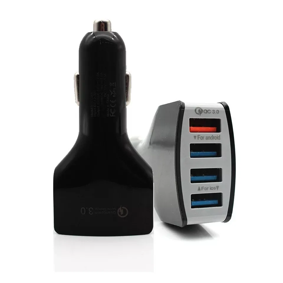 Led Light Car Charger Output 4 Usb Dc 5v/7a 4 Port Usb Car Charge Buy