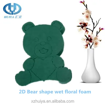 floral foam teddy bear