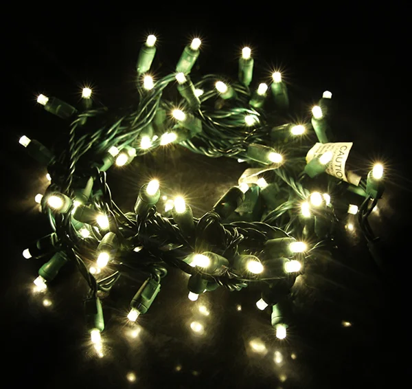 Wholesales Christmas 5mm wide angle LED String 120V 100L Light Outdoor Ip65 Waterproof