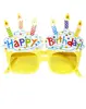 Sunglass Happy Birthday Cupcake Candles Fancy Dress Novelty Theme Adult Kids Sunglasses AD1591