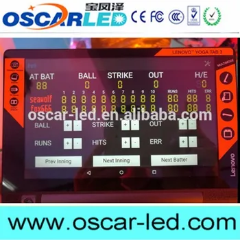New design OSCARLED baseball scoring rate with great price
