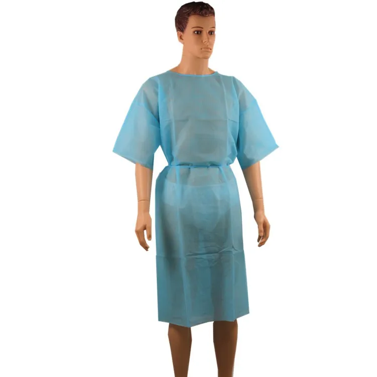 Disposable Isolation Gown Disposable Patient Nurse Doctor Long Sleeves