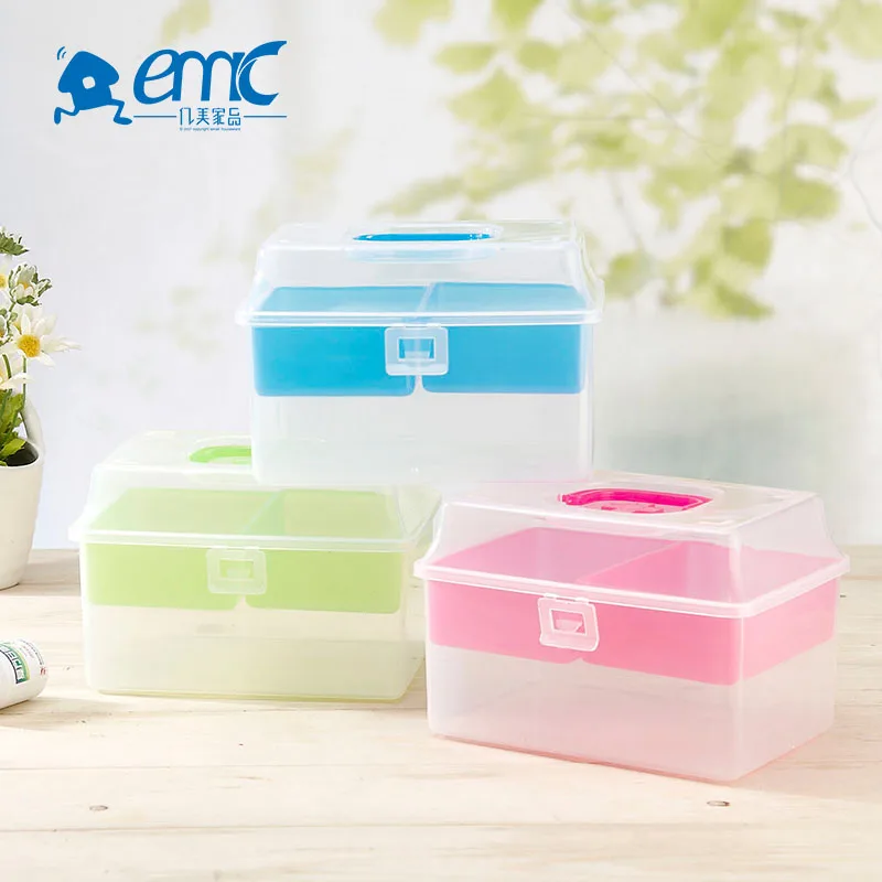 Alta calidad pequeño plástico hogar botiquín con cerradura