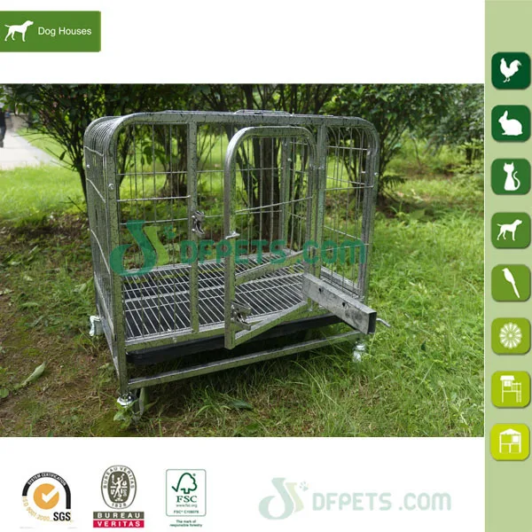 Grey Strong & Firm Metal Dog Cages Steel Crate Buy Metal Dog Cages