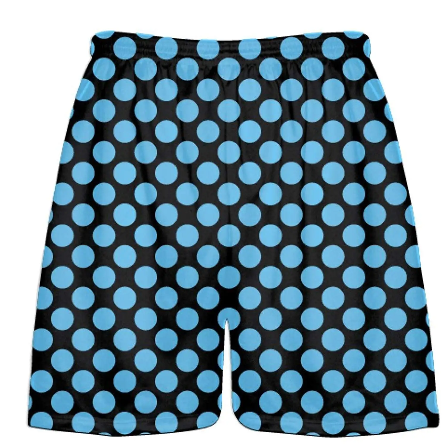 Mens Lacrosse Short LightningWear Red Teal Green Polka Dot Shorts Boys Lacrosse Shorts