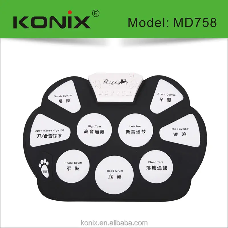 midi controller with drum pads