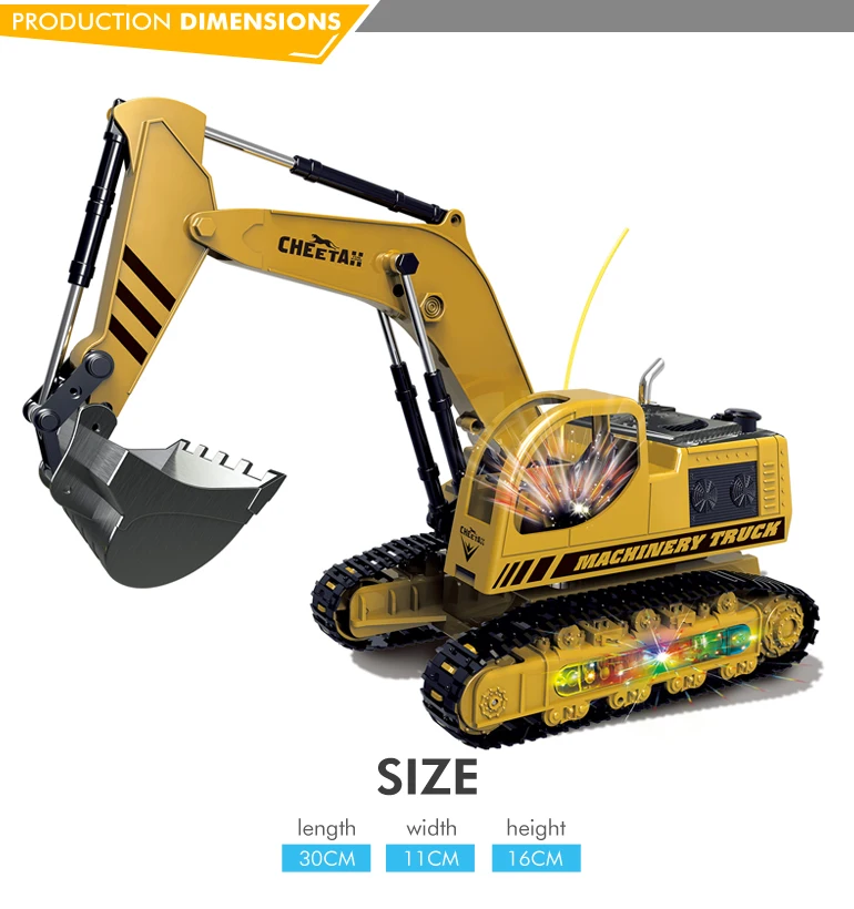 rc controlled excavator