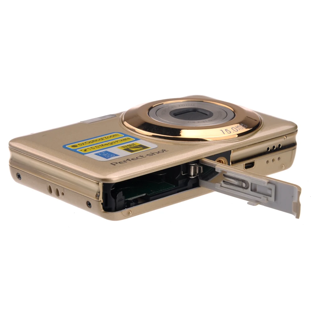 8x Optical Zoom Digital Camera Dcv600 Disposable Camera With 2.7'' Tft