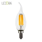 すべてのガラスなしプラスチック Ra> 90 調光 led タイプ e14 e12 led シャンデリア電球 2200 k 2700 k