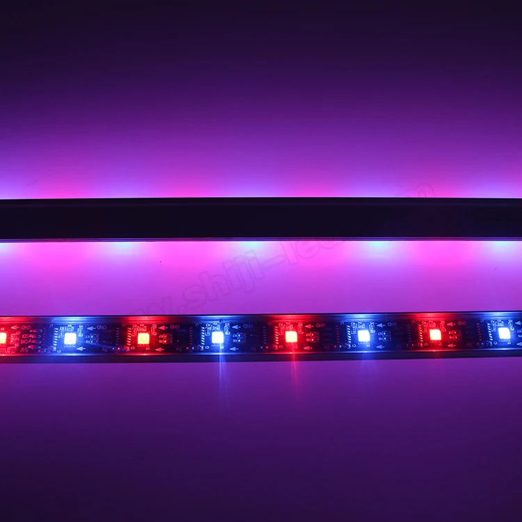 Programmable 48pixels Dimmable Rgb Led Bar Dmx Aluminium Angle Stick