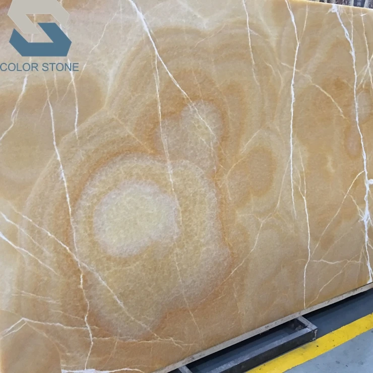 Best quality china vein cut onice yellow honey onyx stone marble price