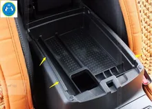 Black! Central Storage Pallet Armrest Container Box For nissan X-trail T32 2014 2015 / Rogue 2014 2015