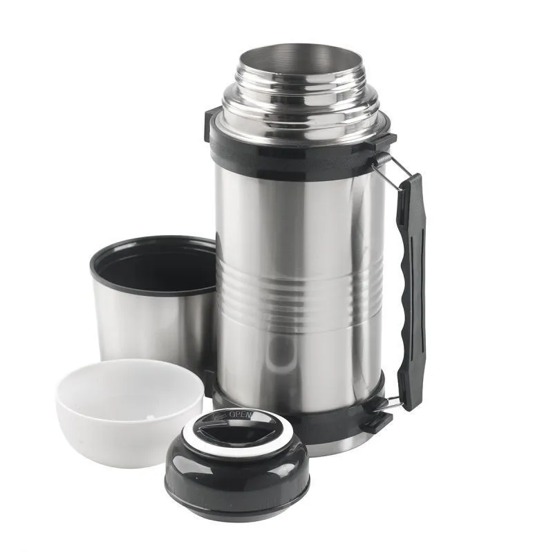 Stainless Steel Wide Mouth Vacuum Flask 2 Liter Water Bottle Vacuum Flasks & Thermoses Buy