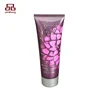 Free sample cosmetic body lotion packaging squeeze soft plastic tube
