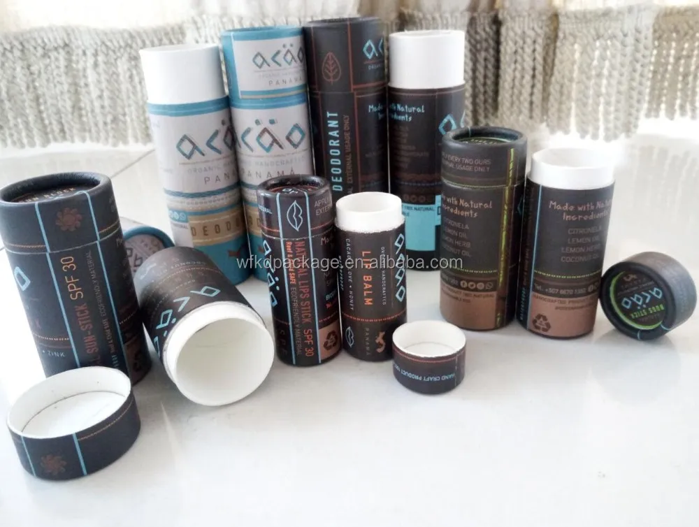Customized Kraft Tube Deodorant Push Up Paper Tubes Buy Deodorant