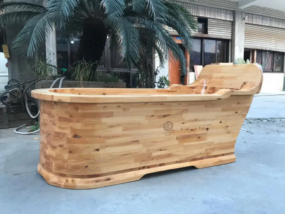 Kx Deep Soaking Wood Tub Square Shower Bathtub For Adults Buy Bathtub