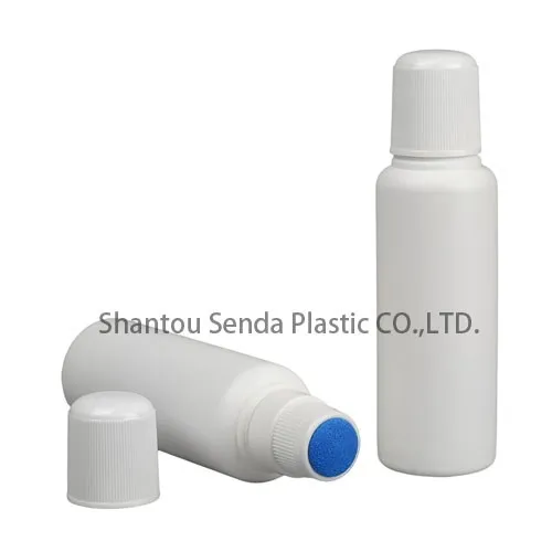 Sponge Applicator Bottle 100ml Hdpe Provide Screen Printing 3oz To 4oz