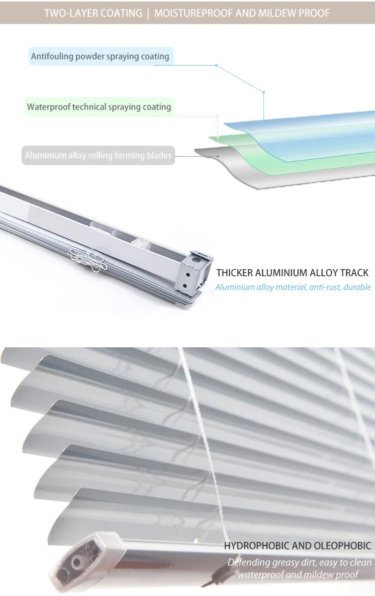 European custom window 25mm aluminium venetian blinds