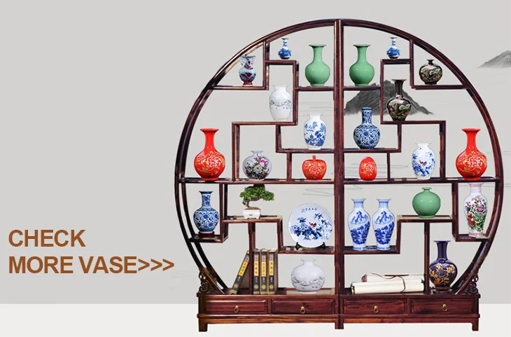 Hot sale graven antique big jingdezhen ceramic vase