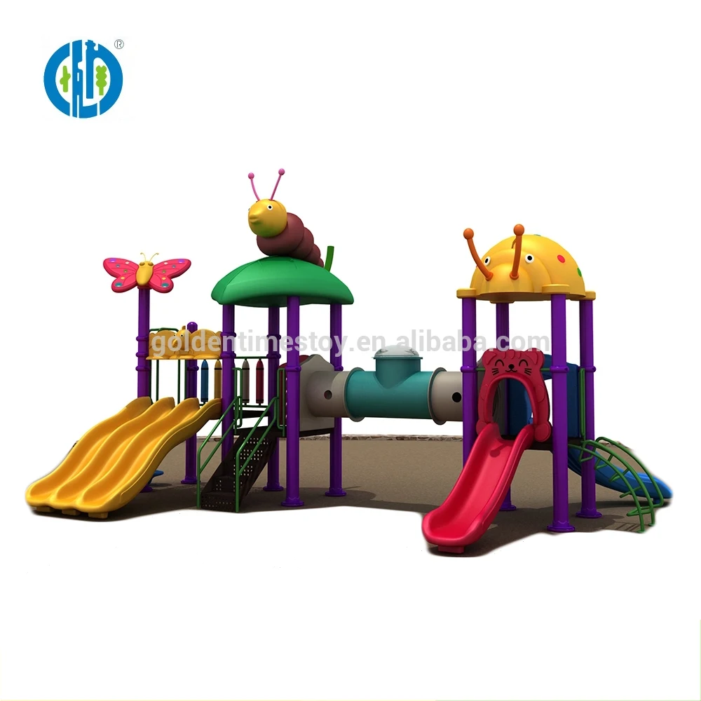 2017 Popular Sale Large Plastic Outdoor Playground Slide Equipment