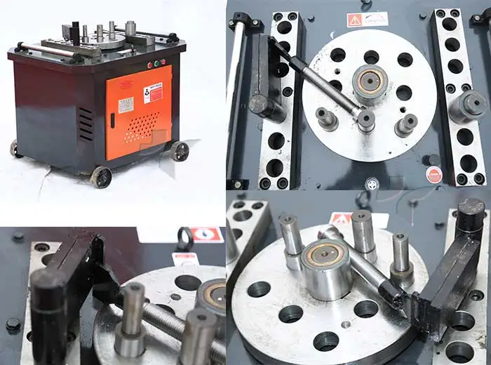 Heavy Duty GW50 Manual Rebar Bending Machine Steel Rod Bender