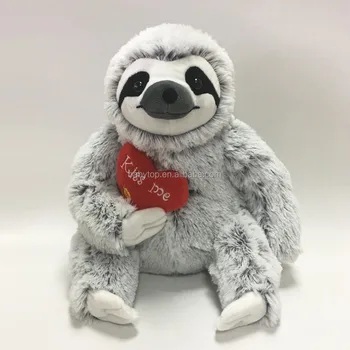 valentines day sloth stuffed animal