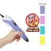 Hot sale LED 3d drawing printing pen for kids with filament refills