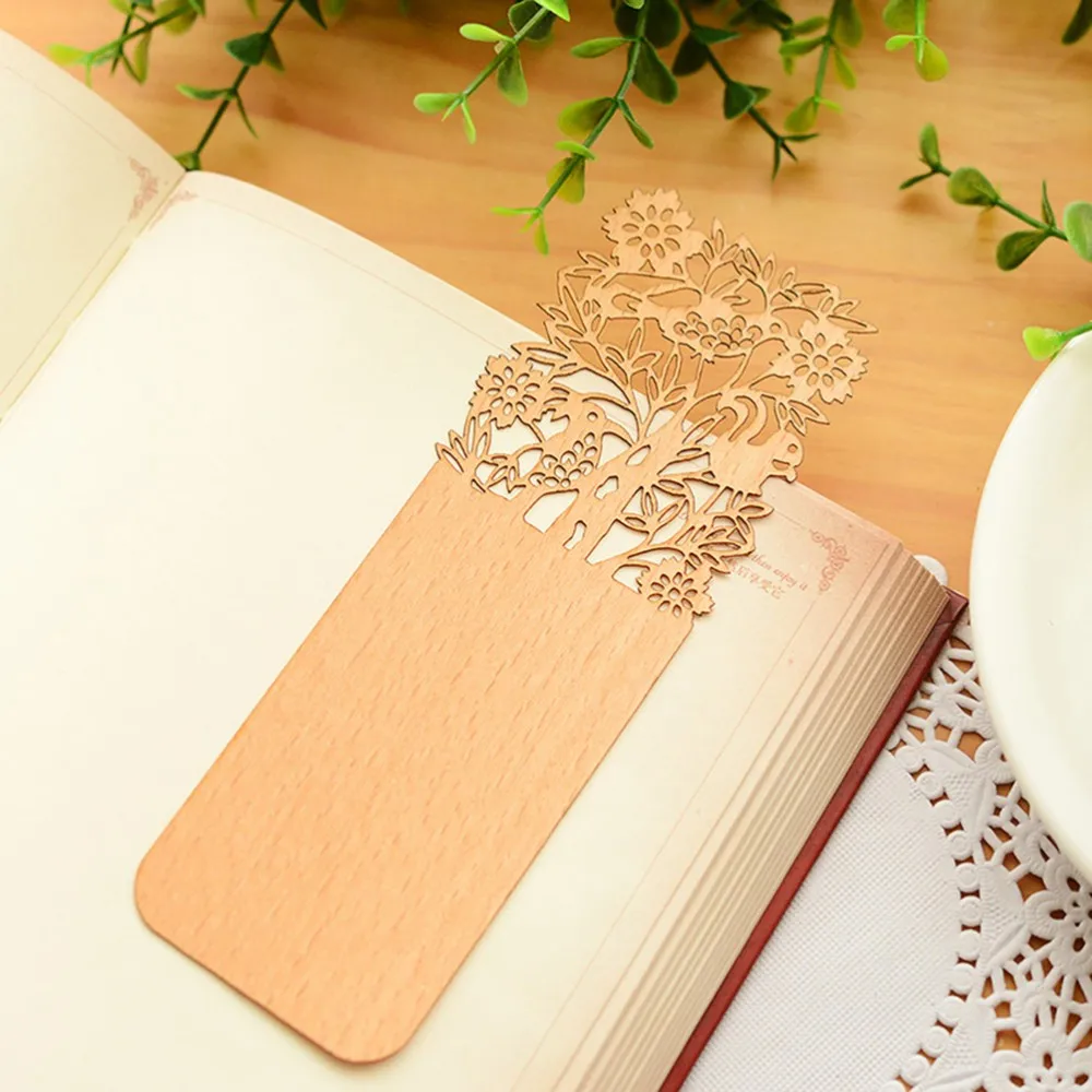 Wholesale Custom Laser Engrave Wooden High End Bookmark Buy Wooden Bookmark,Laser Engrave
