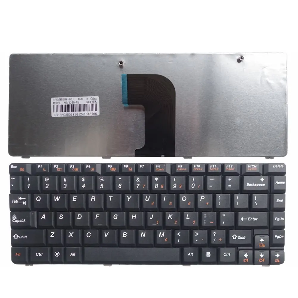 Get Quotations · GZEELE Keyboard for Lenovo V360 V360A V360G U450 20058  U450A Laptop Keyboard US Black