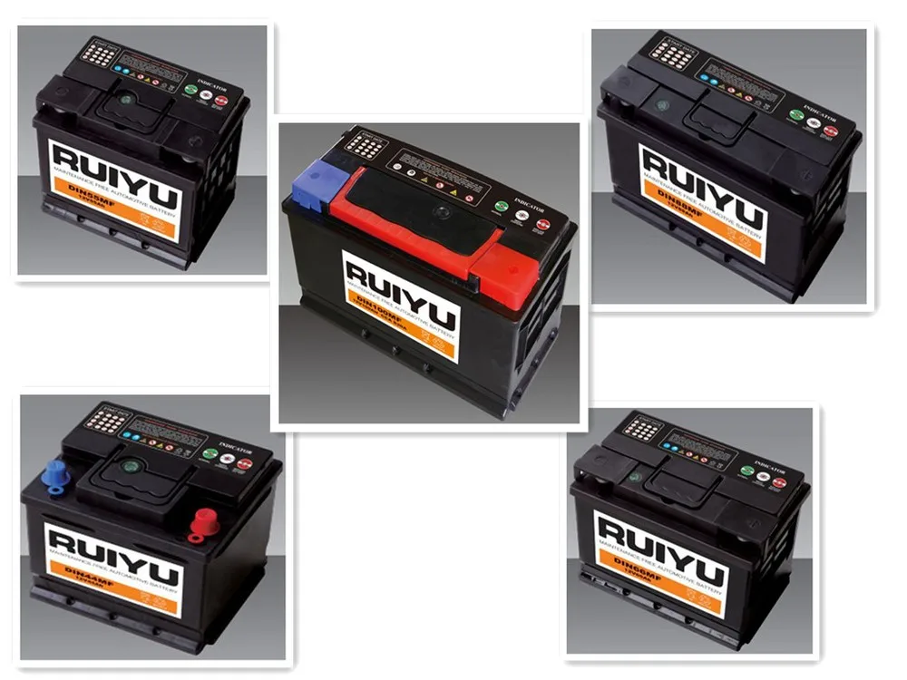 Korea Car Battery Quality 55d23l 12v60ah Mf Battery Japan Autobatterie