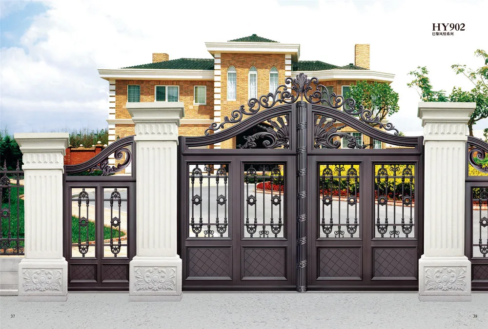 Hy-902 Unique Exterior House Gate Designs - Buy Gate Designs,House Gate Designs,Exterior Gate ...