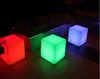 led bar furniture glowing Led Cube chair seat with light