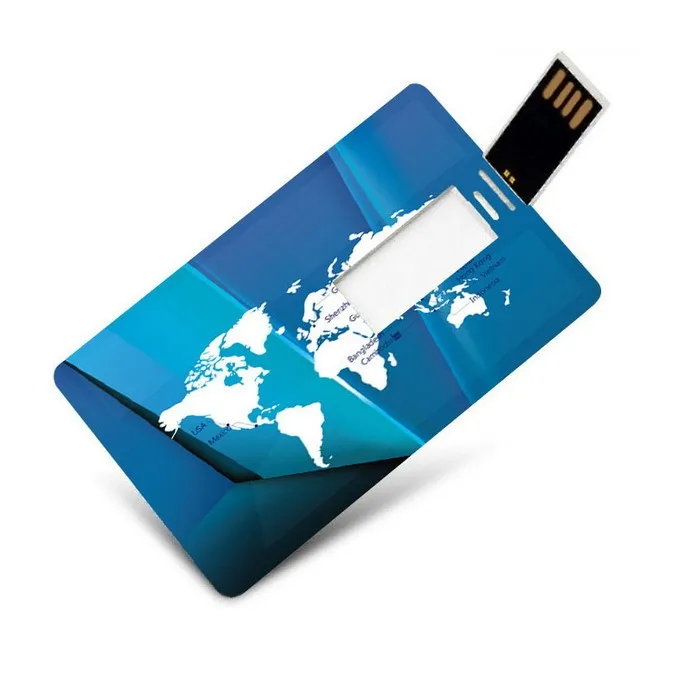 Wholesale Slim Card Usb Flash Drives 2gb 4gb Credit Card Thumb Drives