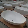 Japanese Adult Size tall Bathtubs, Artificial Stone Free Standing Bath