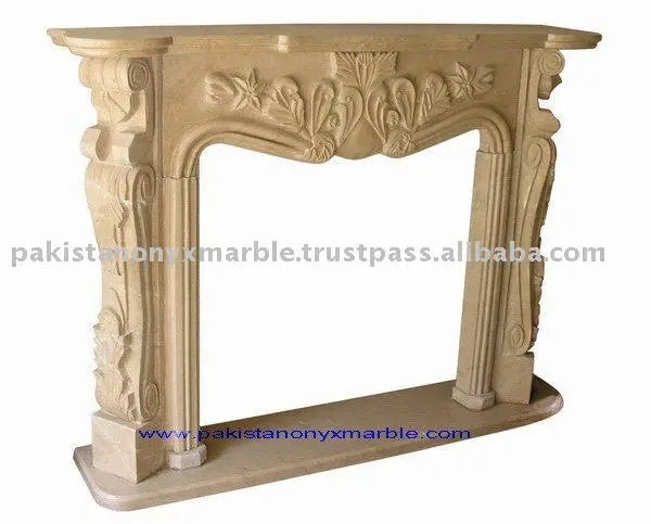Simple Design Stone Fireplace Mantel Contemporary Flat Simple
