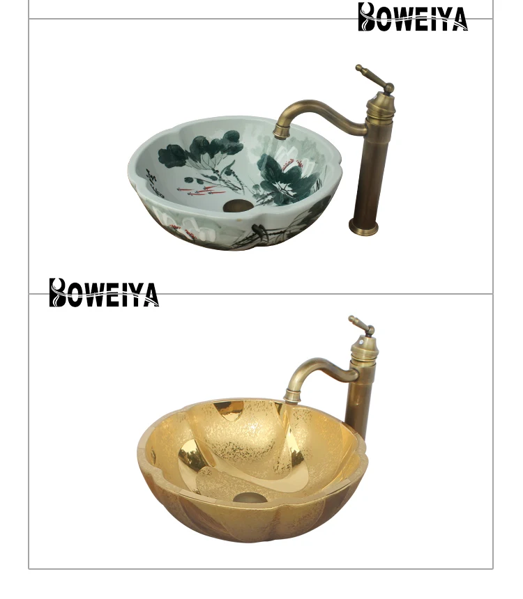 Guangdong Manufacturer Chinese Ceramic Sink Bathroom Basin