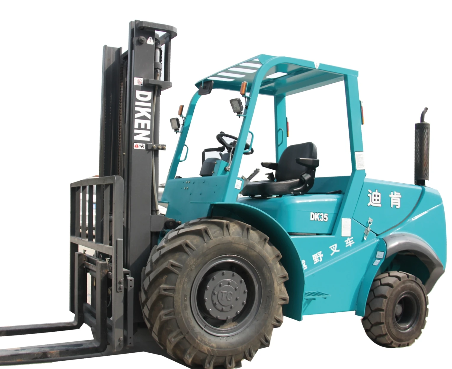 5 ton rough terrain diesel forklift with side shifter