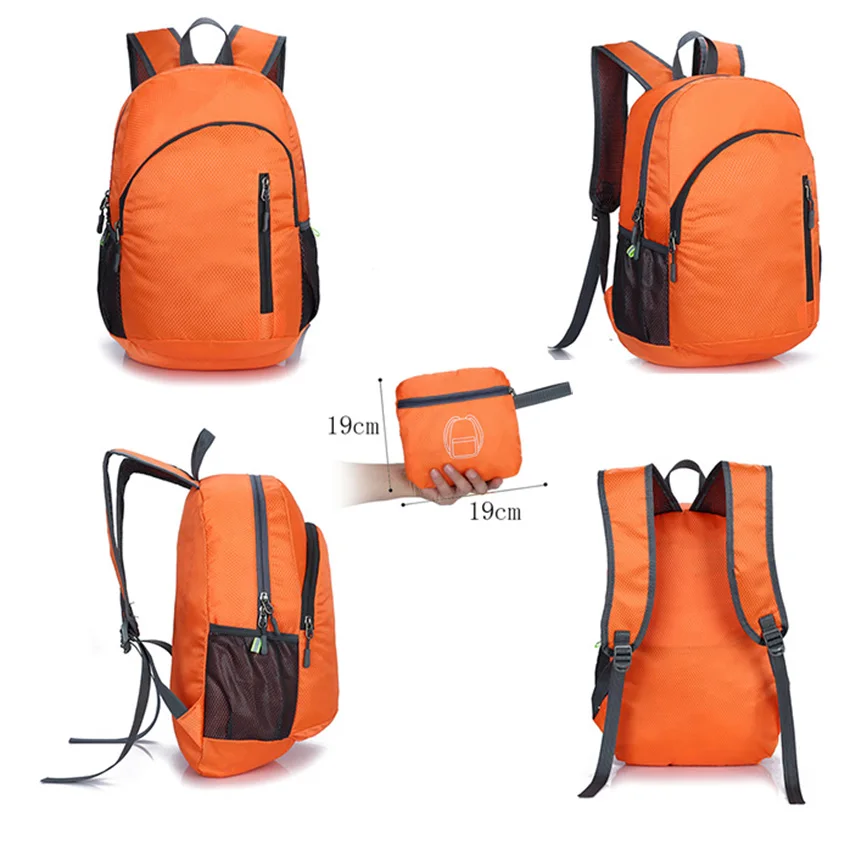 Travel Hiking Outdoor Foldable Backpack Daypack Durable Waterproof