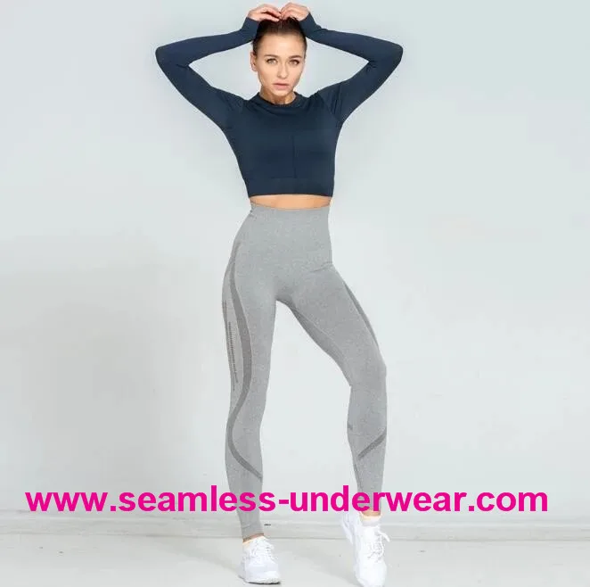 Wholesale Women Seamless Sportswear Custom High Waisted Seamless