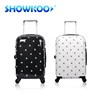 2017 Latest Design top quality standard size hard shell luggage/carry on luggage
