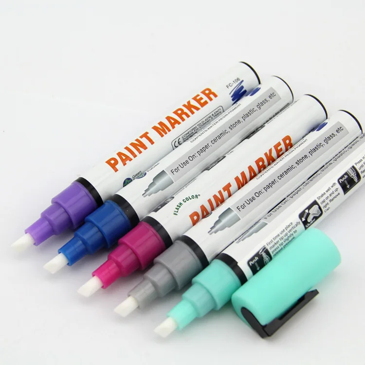 Multicolor Waterproof Nontoxic Fine Point Touch Up Paint