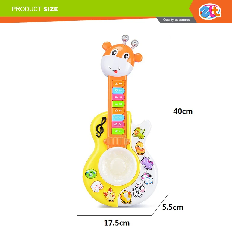 Electric plastic educational toys for kids guitar children music toy.jpg
