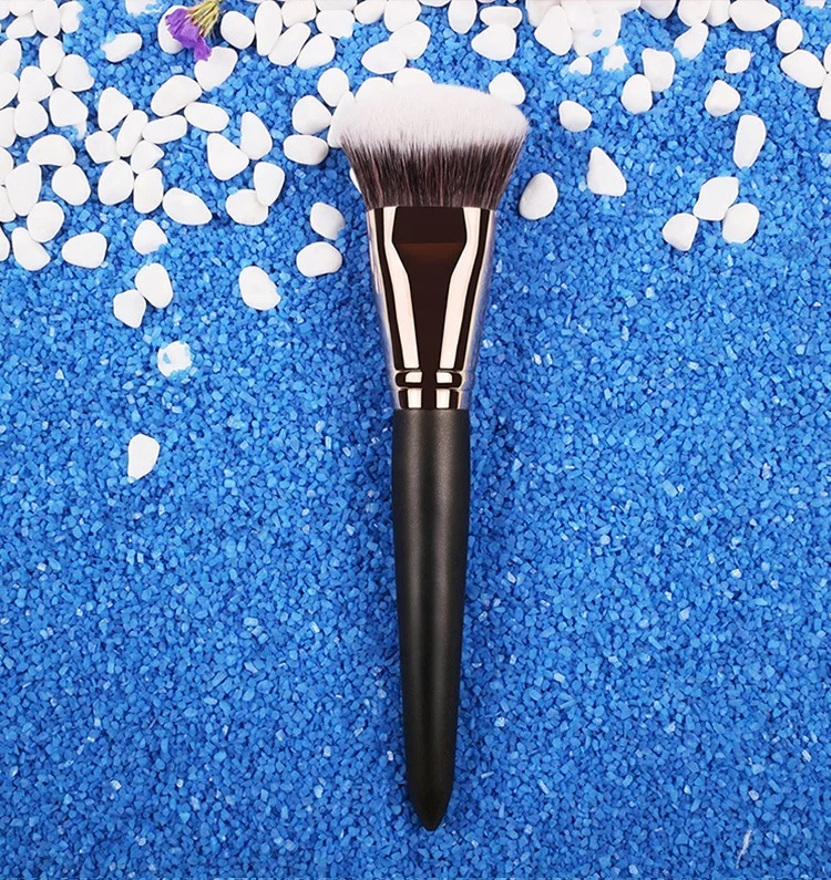 High End Black Wood Highlight Contour Brush Dense Synthetic Make Up Brush Foundation brush