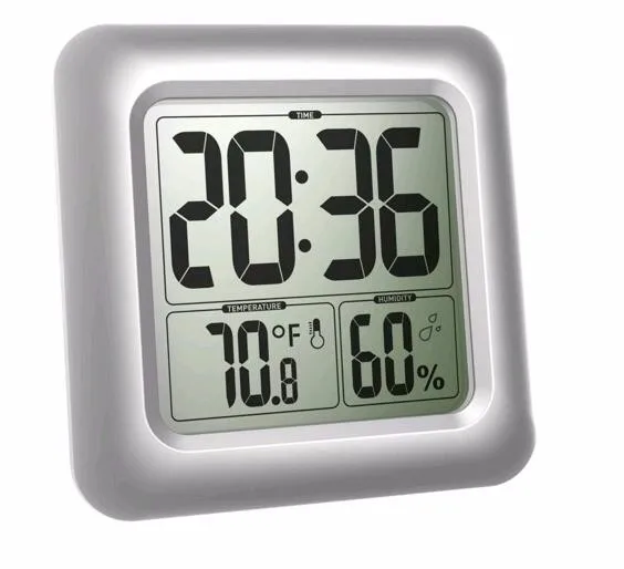 pot Huis insluiten Grote Digitale Wandklok Waterdichte Thermometer Hygrometer Klok Voor  Badkamer - Buy Grote Wandklok,Grote Digitale Wandklok,Wandklok Met  Thermometer Product on Alibaba.com