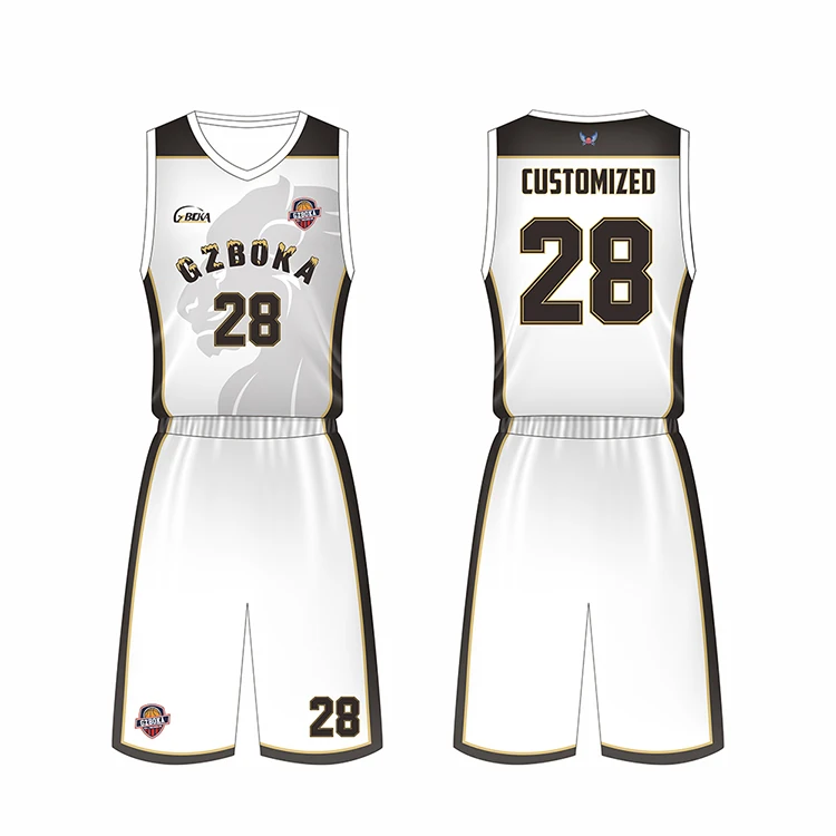 sublimation jersey design white