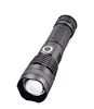 Professional 5 Modes Super Bright Zoom Rechargeable Portable LED Torch Tactical Flashlight Custom Logo