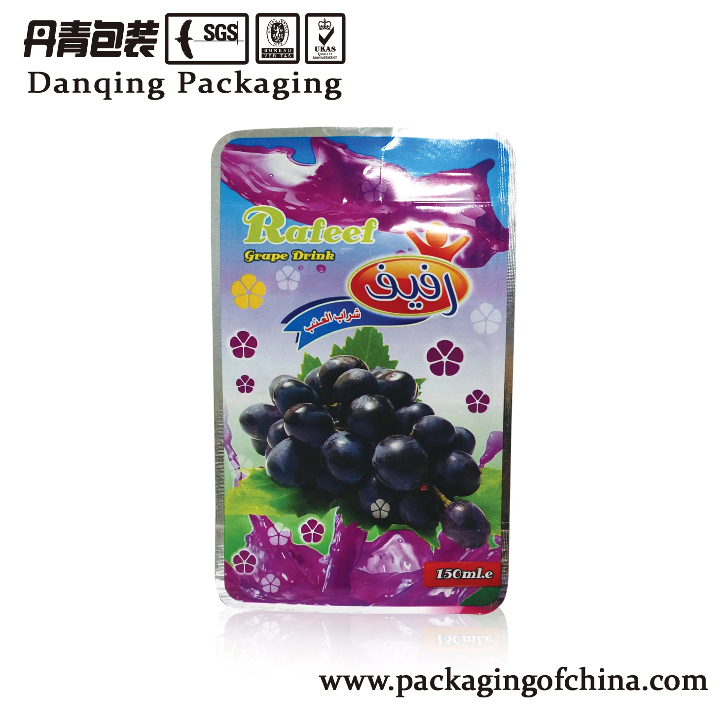 Flexible packaging different color stand up pouch zipper pouch for food packaging