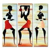 Modern african dancer abstract oil Girl Painting