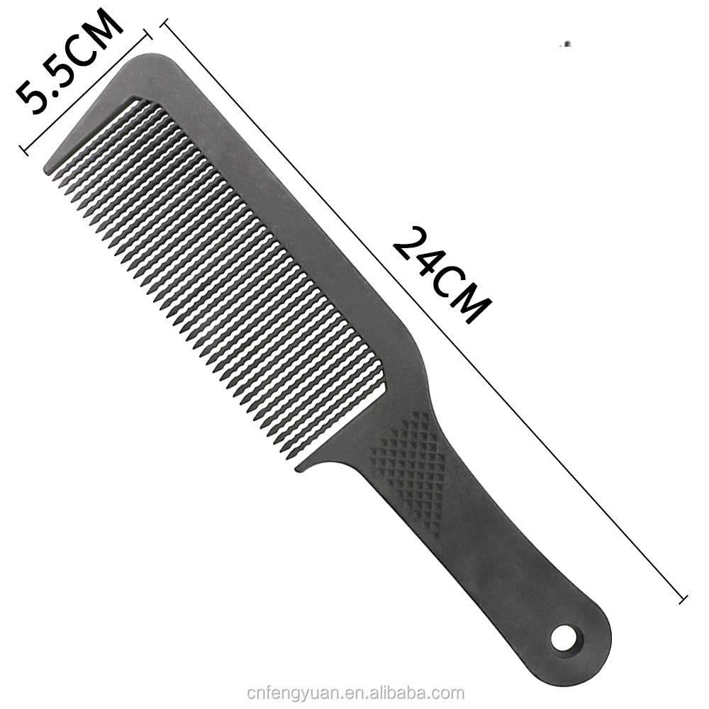 Fy Fashion Carbon Antistatic 3d Hairdressing Clipper Comb Anti Slide ...